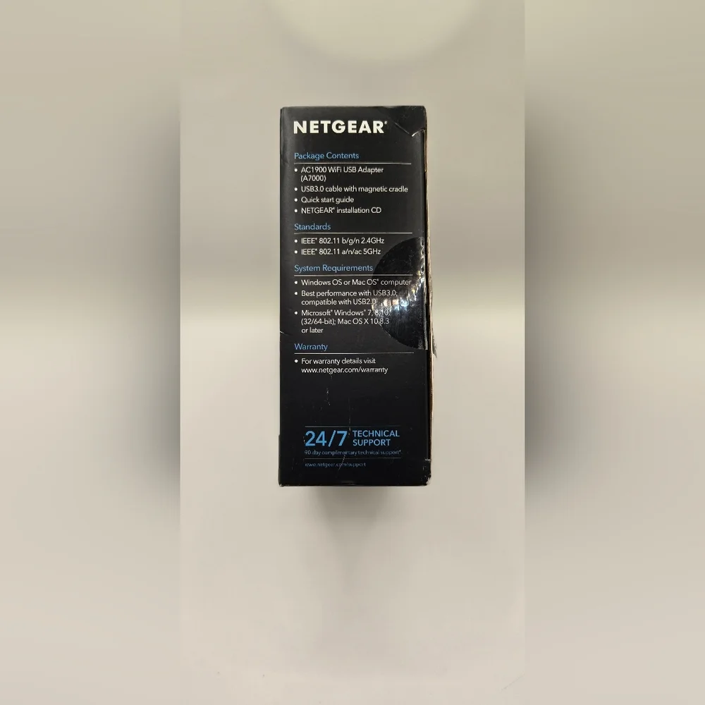 NETGEAR Nighthawk WiFi USB Adapter - Black - Picture 3 of 8